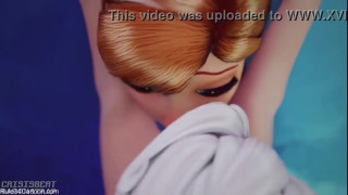 Elsa and Anna ice cube bdsm
